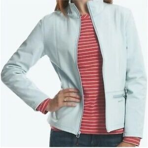 Woolrich Women’s Softshell Fleece Jacket in Powder Blue Size Small